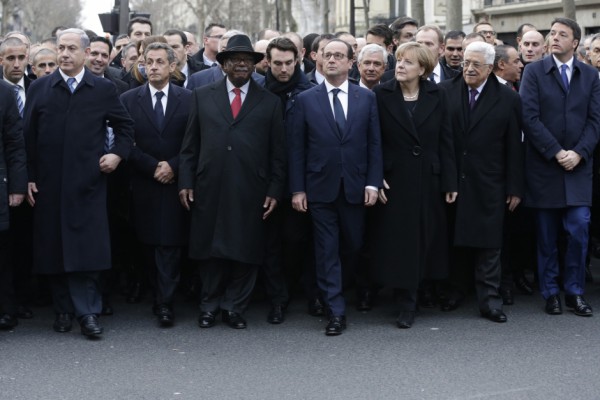 LA photo sur laquelle il fallait donc être et publiée dans Paris Match - © Reuters